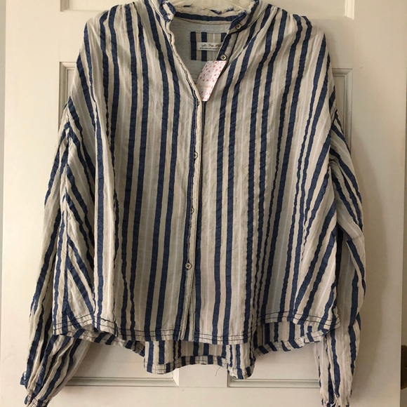 We the Free Set Sail Stripped Top XS NWT - Picture 3 of 5